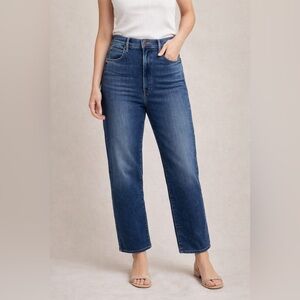 MOTHER High-Waist Straight Leg Jeans Size 27 | Tunnel Vision Sneak